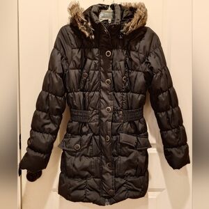Juniors Hooded Coat
